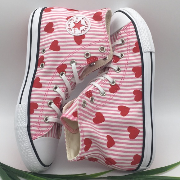 Converse CTAS HI pink/red white - Picture 5 of 8